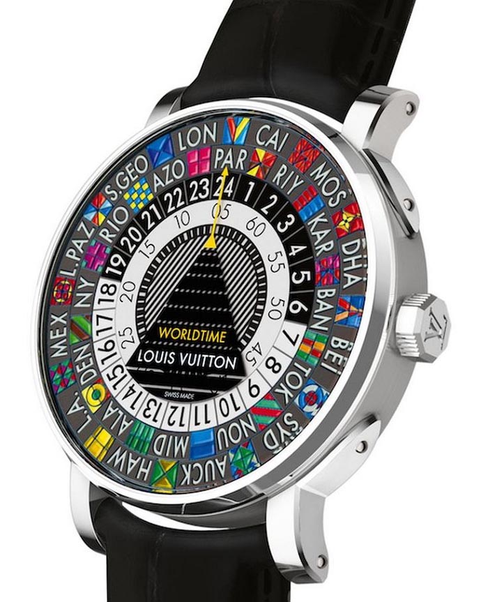 Louis Vuitton horloge: de Traveller Watch. Met dit Louis Vuitton horloge steel je zeker de show. Bekijk de Escale Worldtime watch hier.