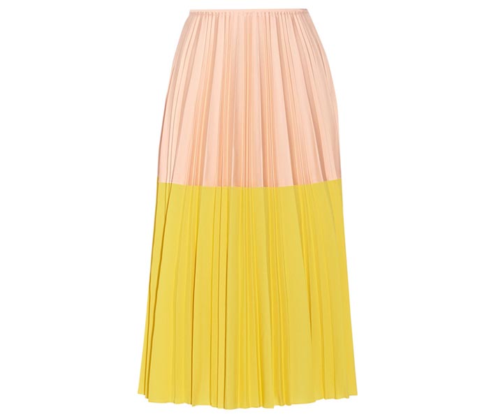 Musthave: Midi skirts, rokken, midirokken. Trends lente 2015: kleurrijke midiskirts, midirokken, halflange rokken en meer. Ontdek deze hier van Zara tot Suno.