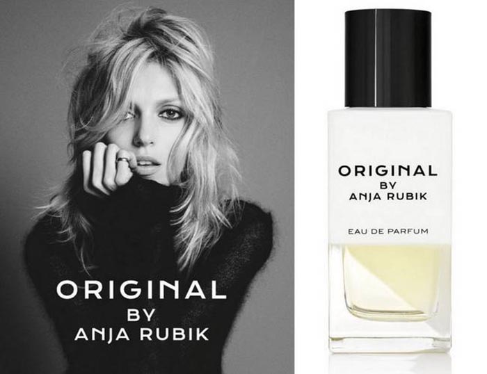 Anja Rubik lanceert eigen parfum: Original by Anja Rubik. Het Poolse topmodel Anja Rubik lanceert haar eigen parfum: lelie, groene thee en amber. 